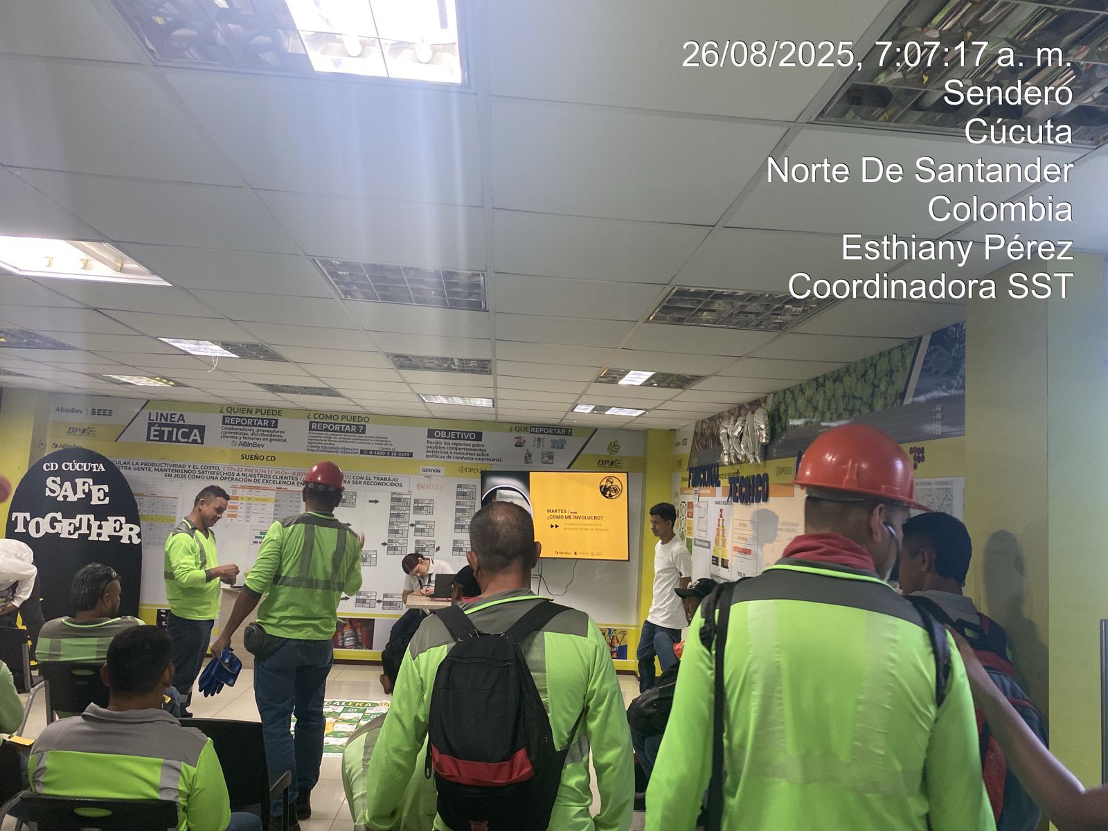 Evidencia de capacitación